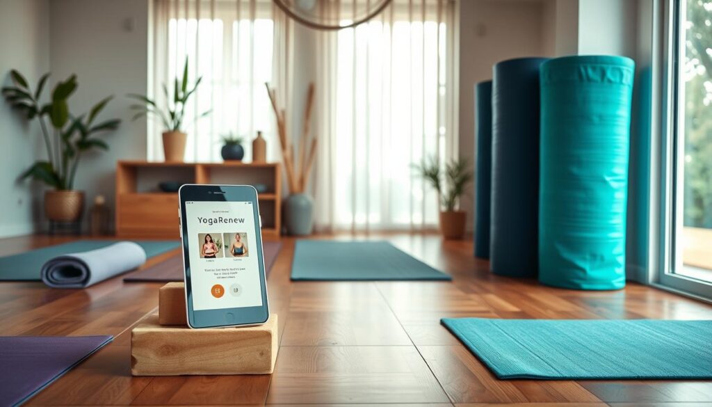 YogaRenew fitness app YogaRenew fitness app