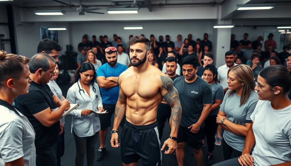 fitness competition support team